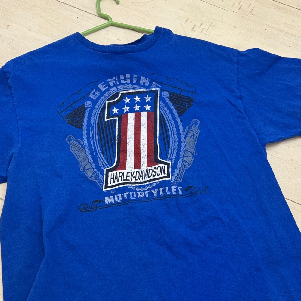 Harley-Davidson Genuine Blue Tee with Graphic